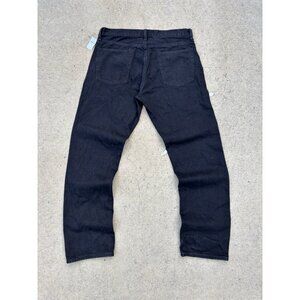 Gap Denim Straight Leg Jeans (Brand New With Tags) Black Raw Selvedge Denim Jean